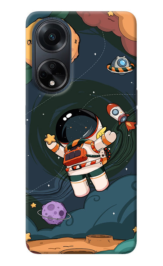 Cartoon Astronaut Oppo F23 Back Cover