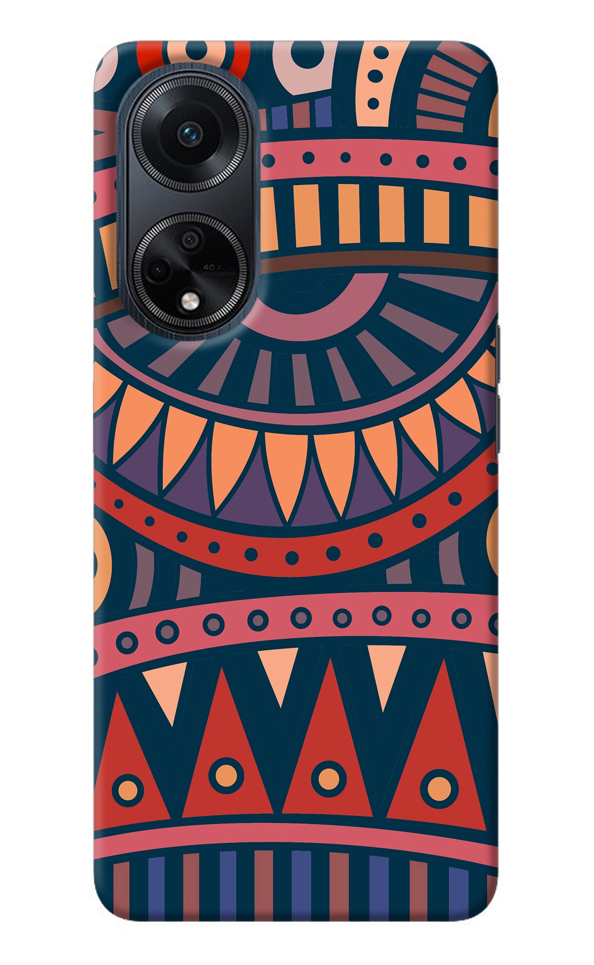 African Culture Design Oppo F23 Back Cover