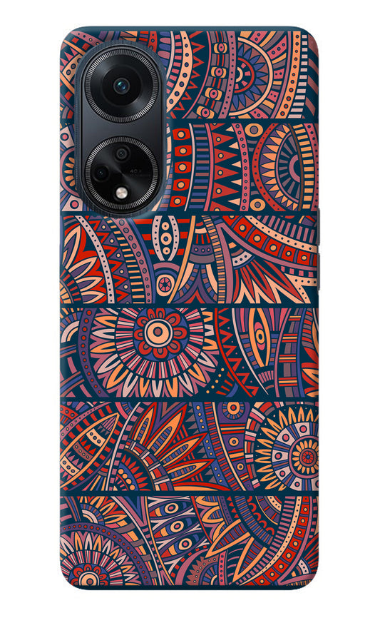 African Culture Design Oppo F23 Back Cover