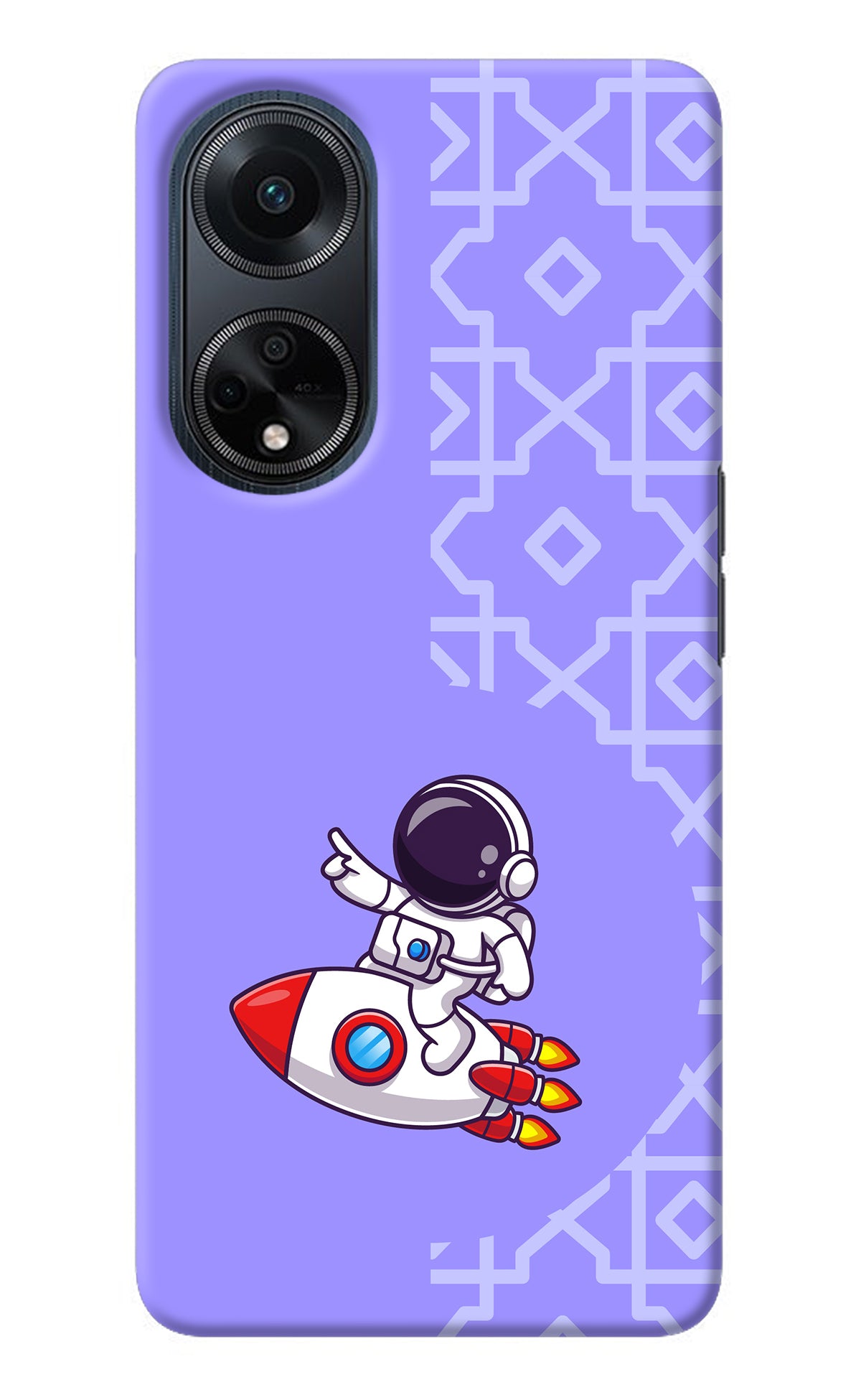 Cute Astronaut Oppo F23 Back Cover