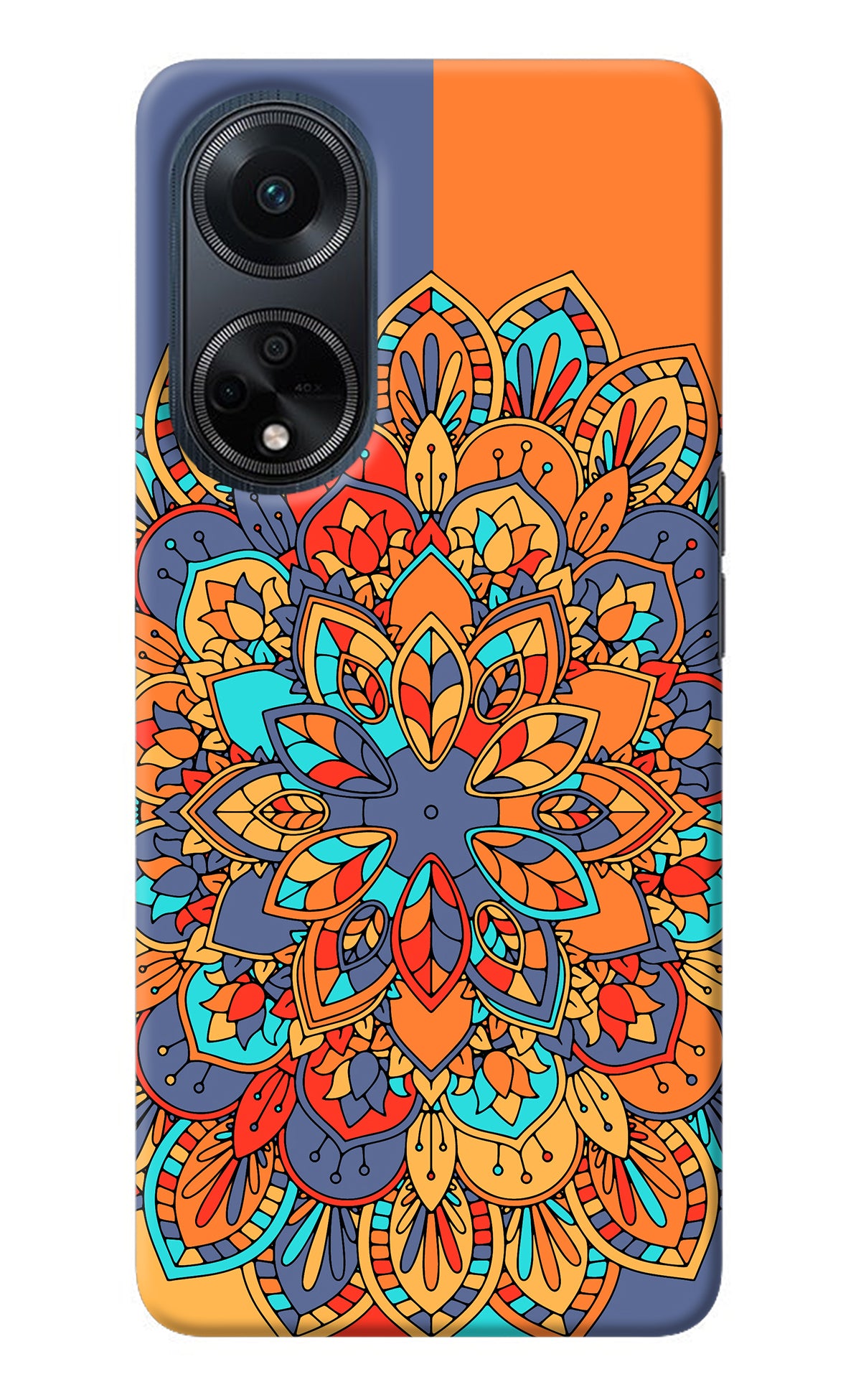 Color Mandala Oppo F23 Back Cover