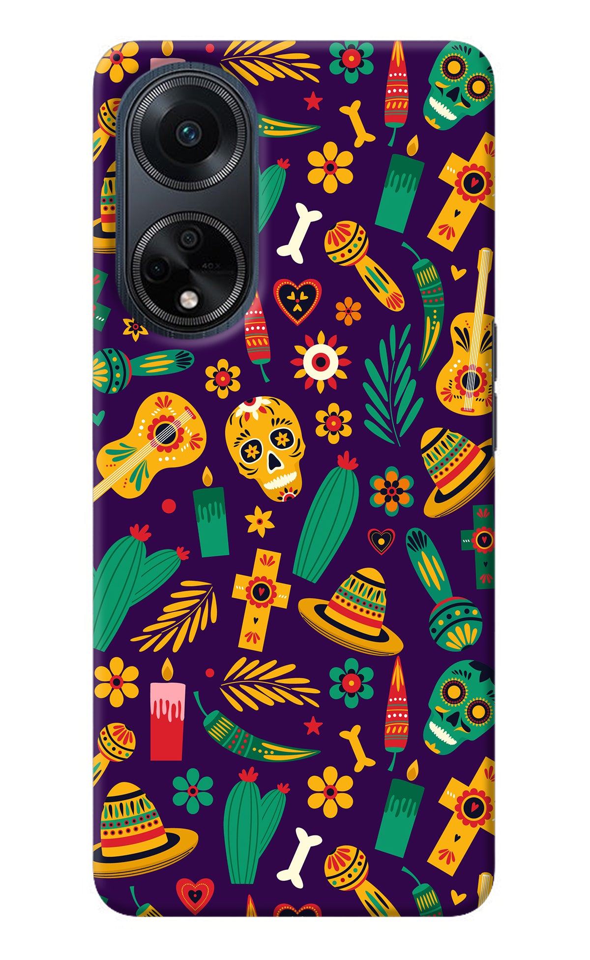 Mexican Artwork Oppo F23 Back Cover