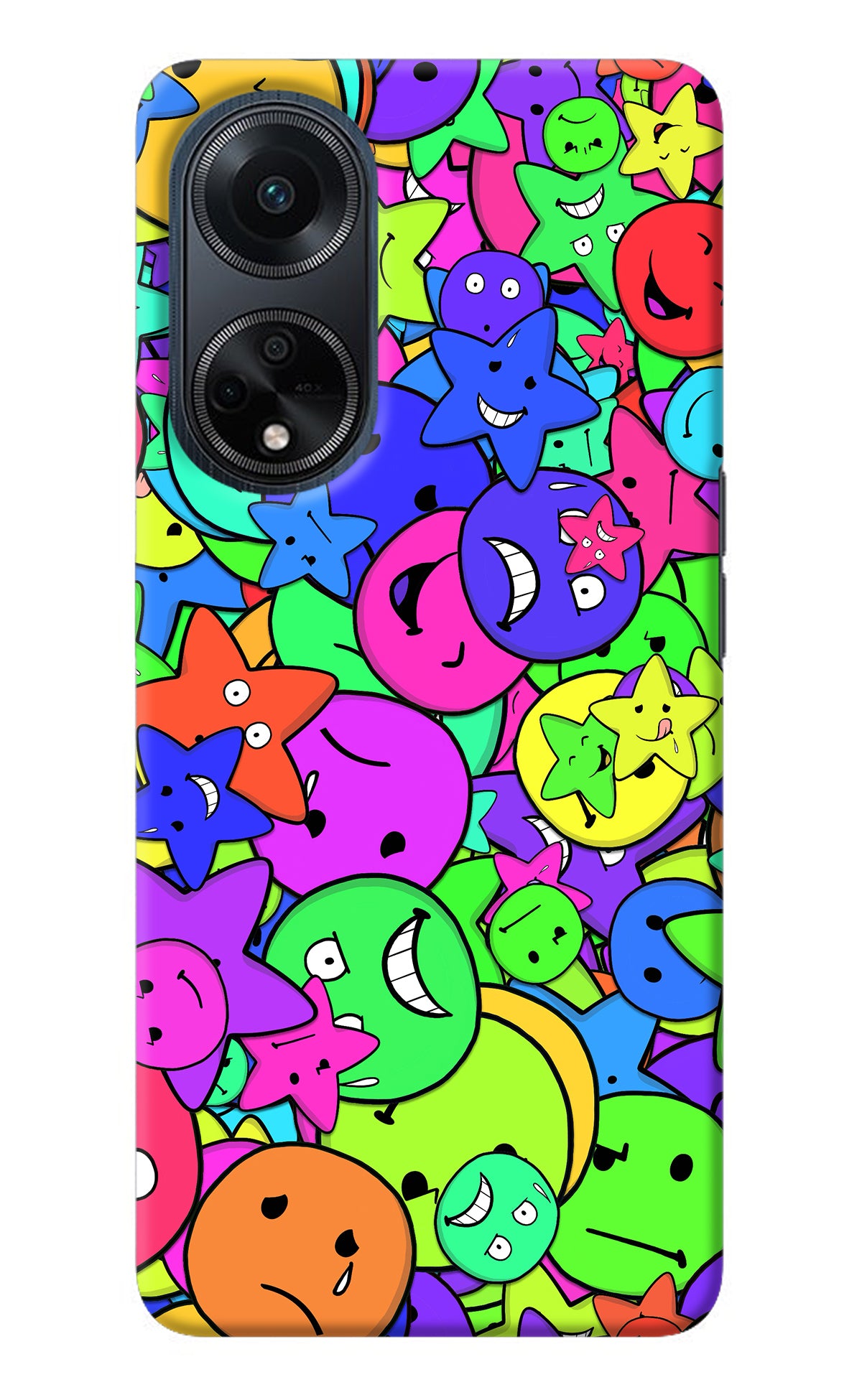 Fun Doodle Oppo F23 Back Cover
