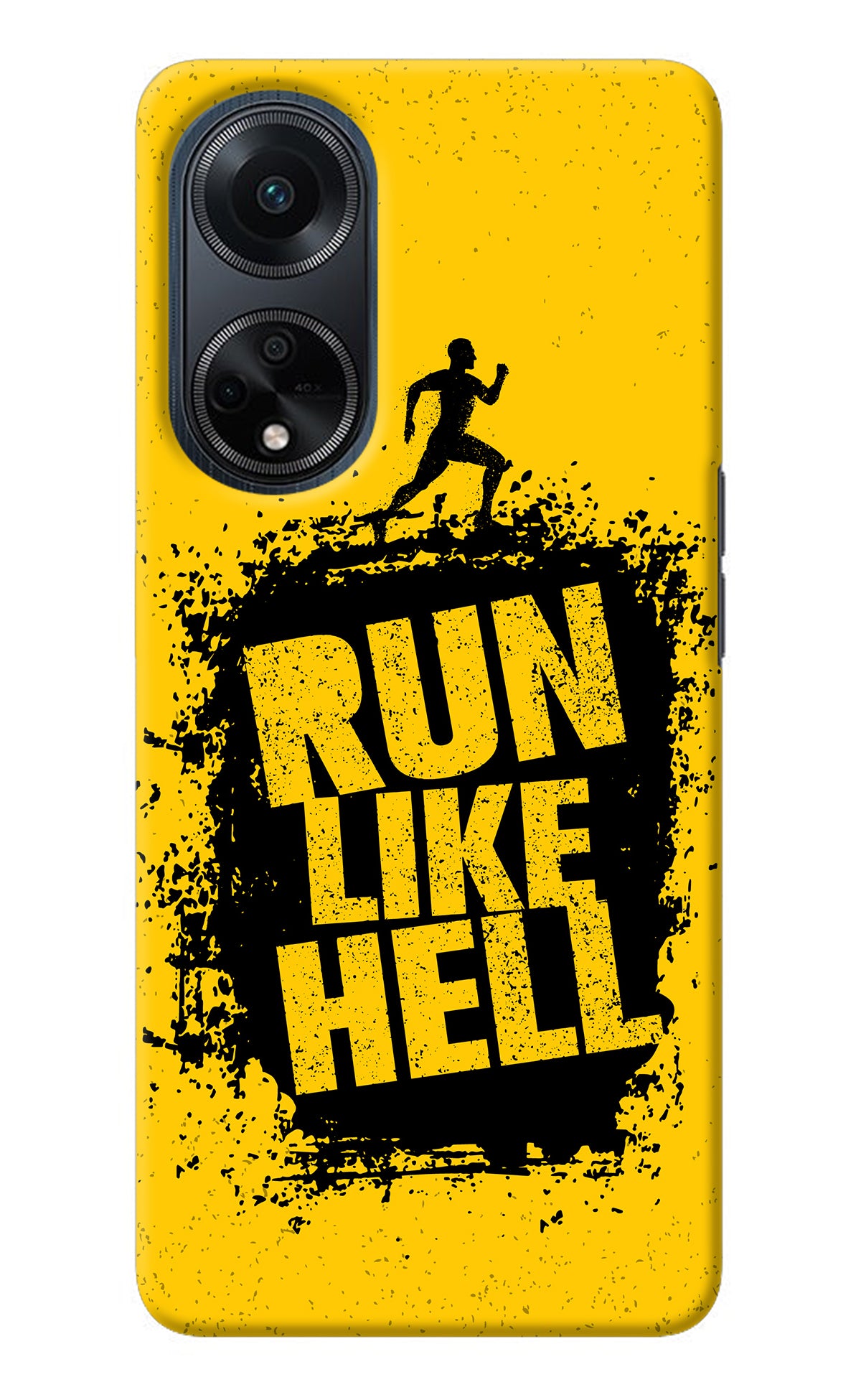 Run Like Hell Oppo F23 Back Cover