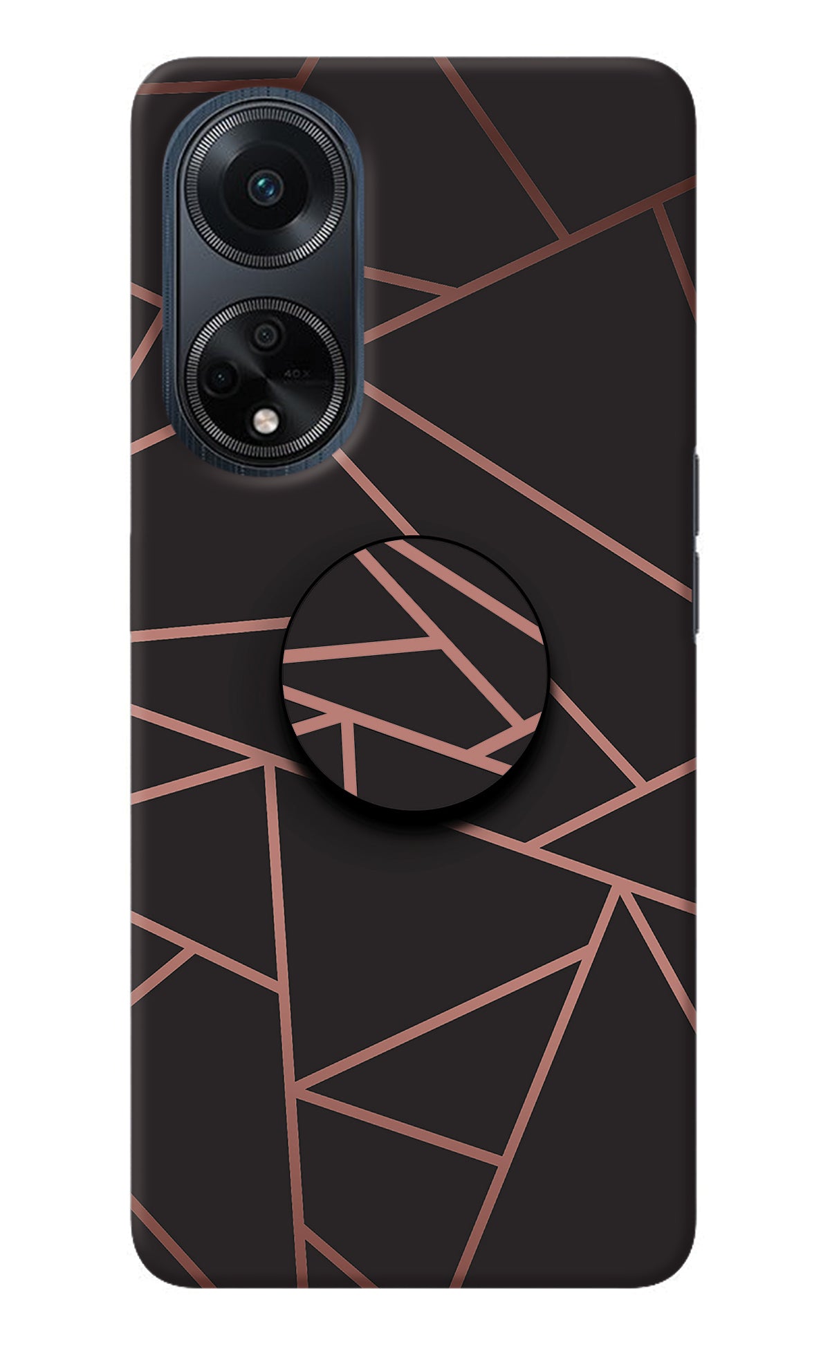 Geometric Pattern Oppo F23 Pop Case