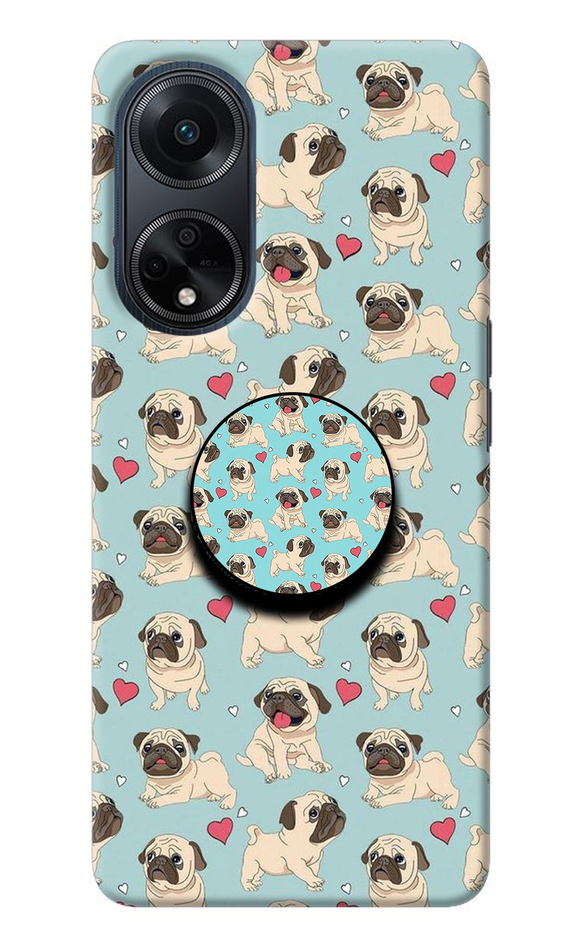 Pug Dog Oppo F23 Pop Case