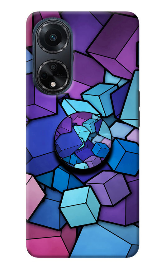 Cubic Abstract Oppo F23 Pop Case