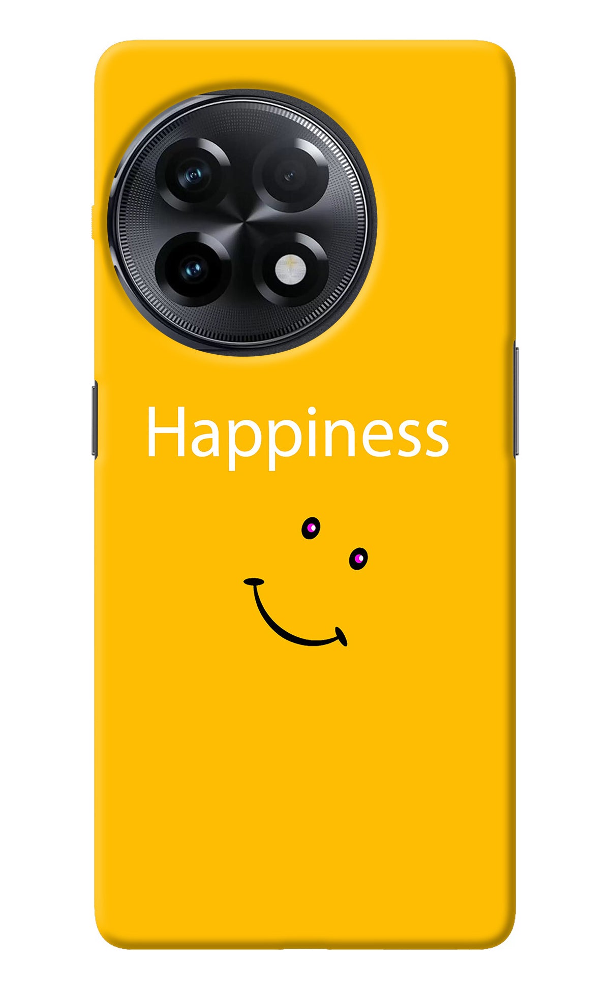 Happiness With Smiley OnePlus 11R Back Cover