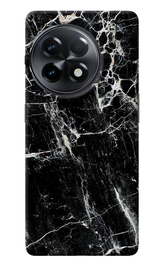 Black Marble Texture OnePlus 11R Back Cover