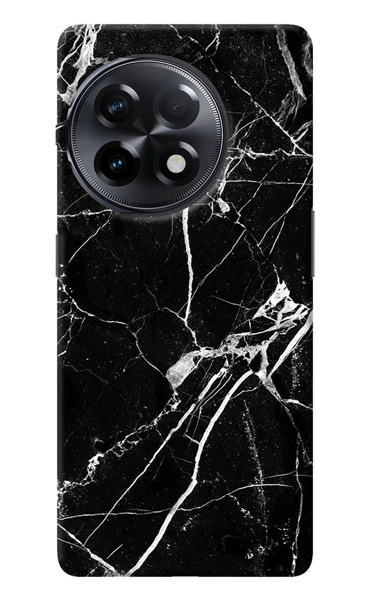 Black Marble Pattern OnePlus 11R Back Cover