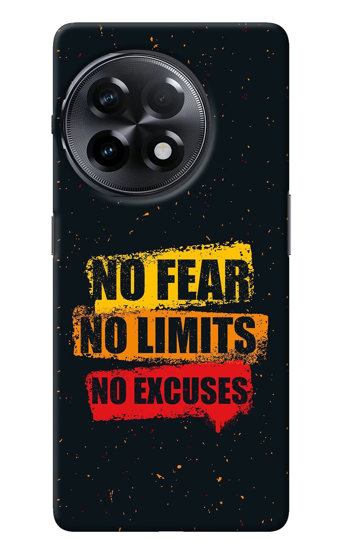 No Fear No Limits No Excuse OnePlus 11R Back Cover