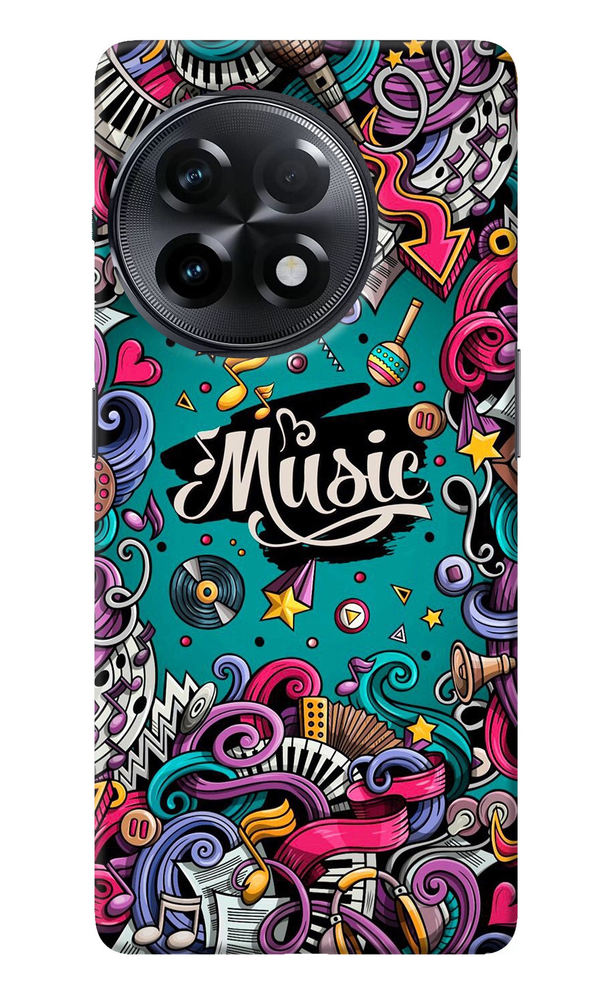 Music Graffiti OnePlus 11R Back Cover