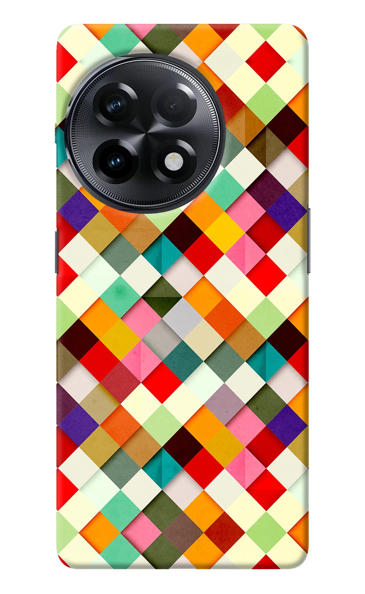 Geometric Abstract Colorful OnePlus 11R Back Cover