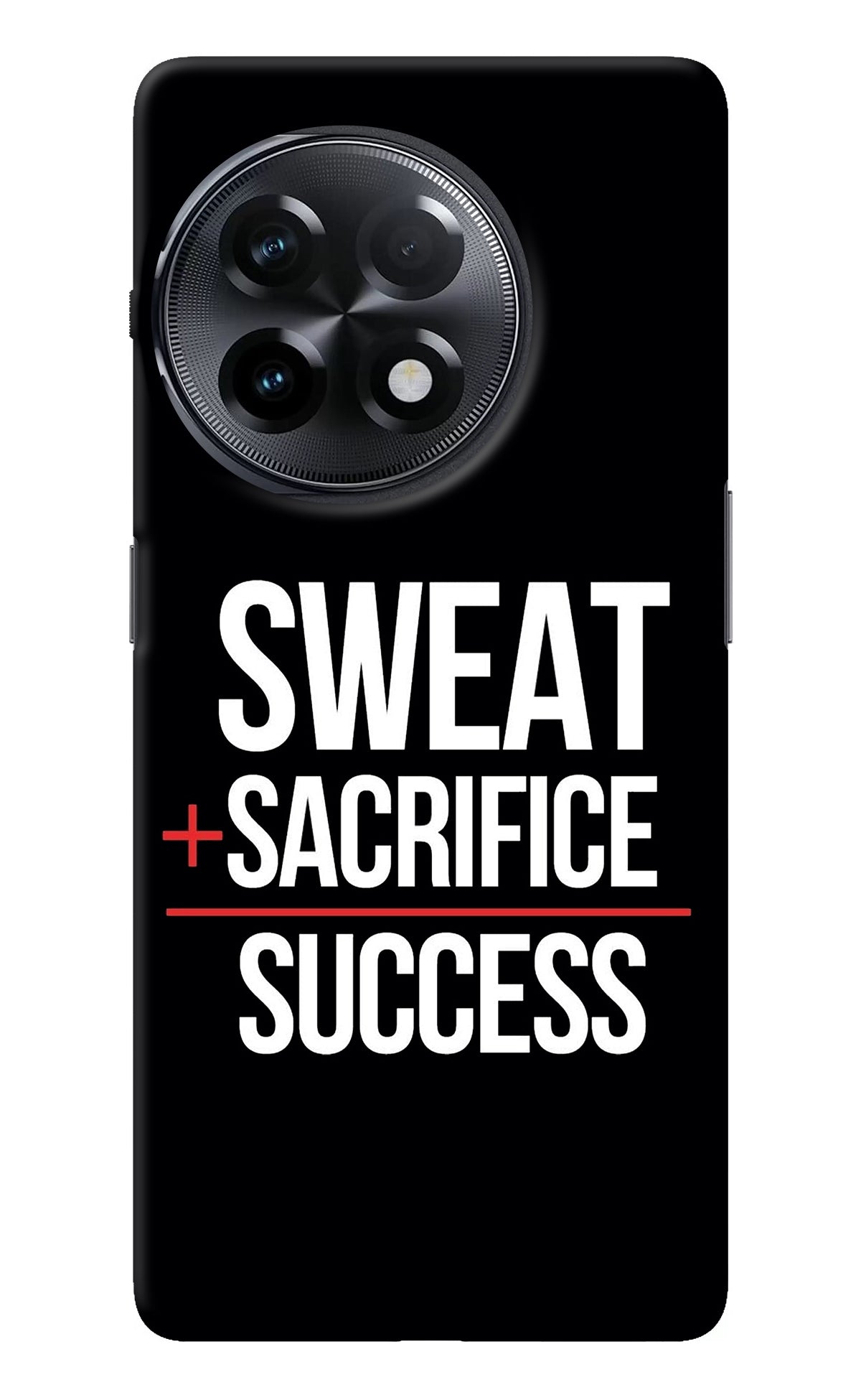 Sweat Sacrifice Success OnePlus 11R Back Cover