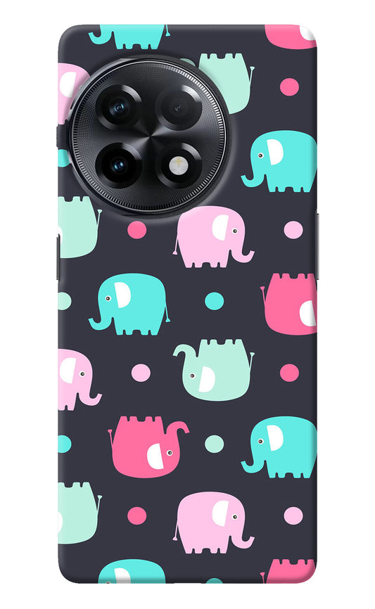 Elephants OnePlus 11R Back Cover