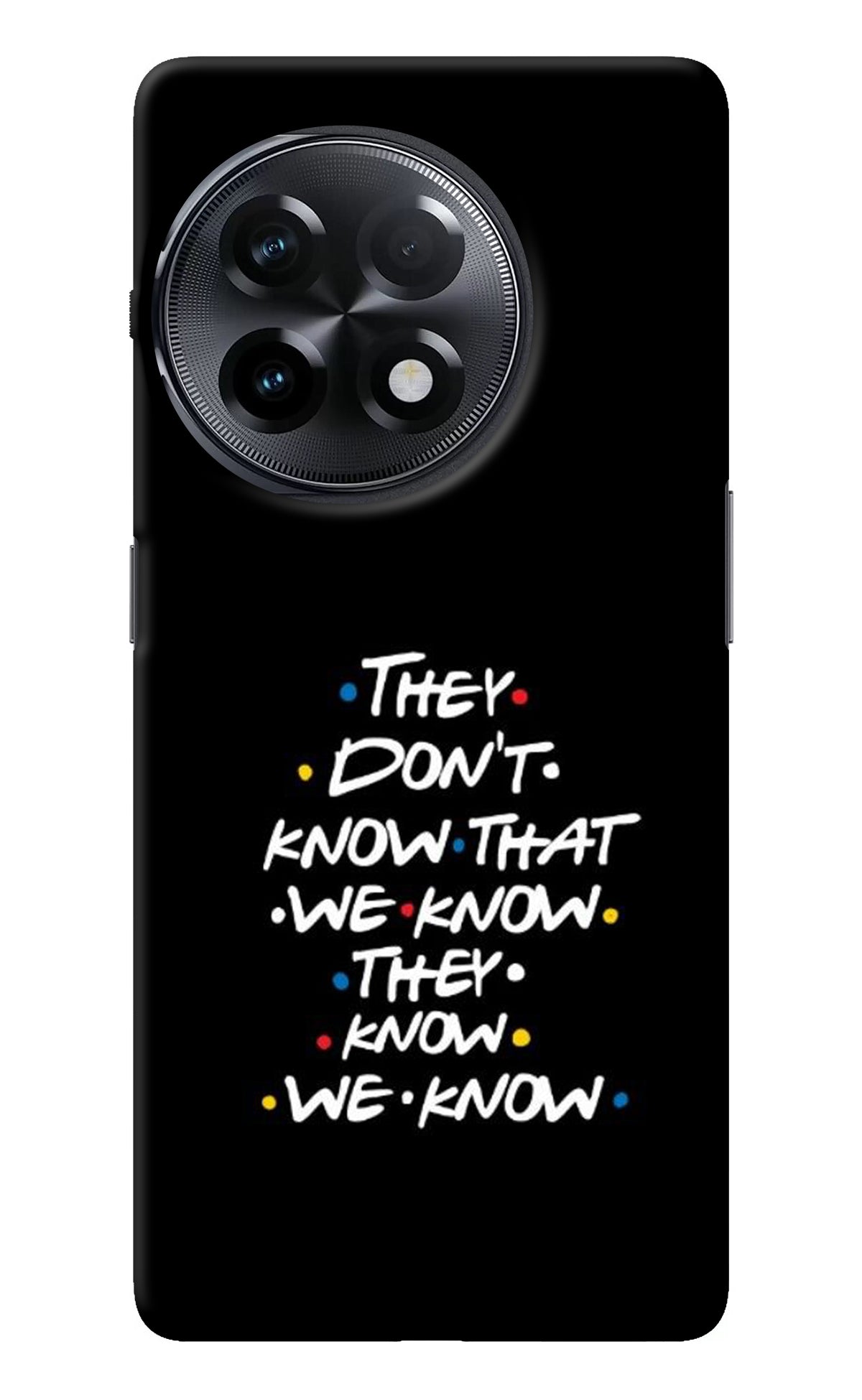 FRIENDS Dialogue OnePlus 11R Back Cover