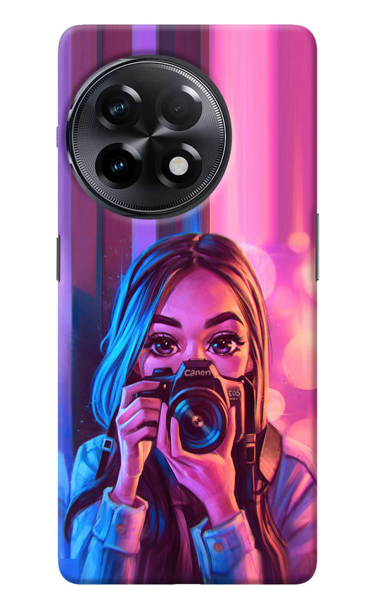 Girl Photographer OnePlus 11R Back Cover