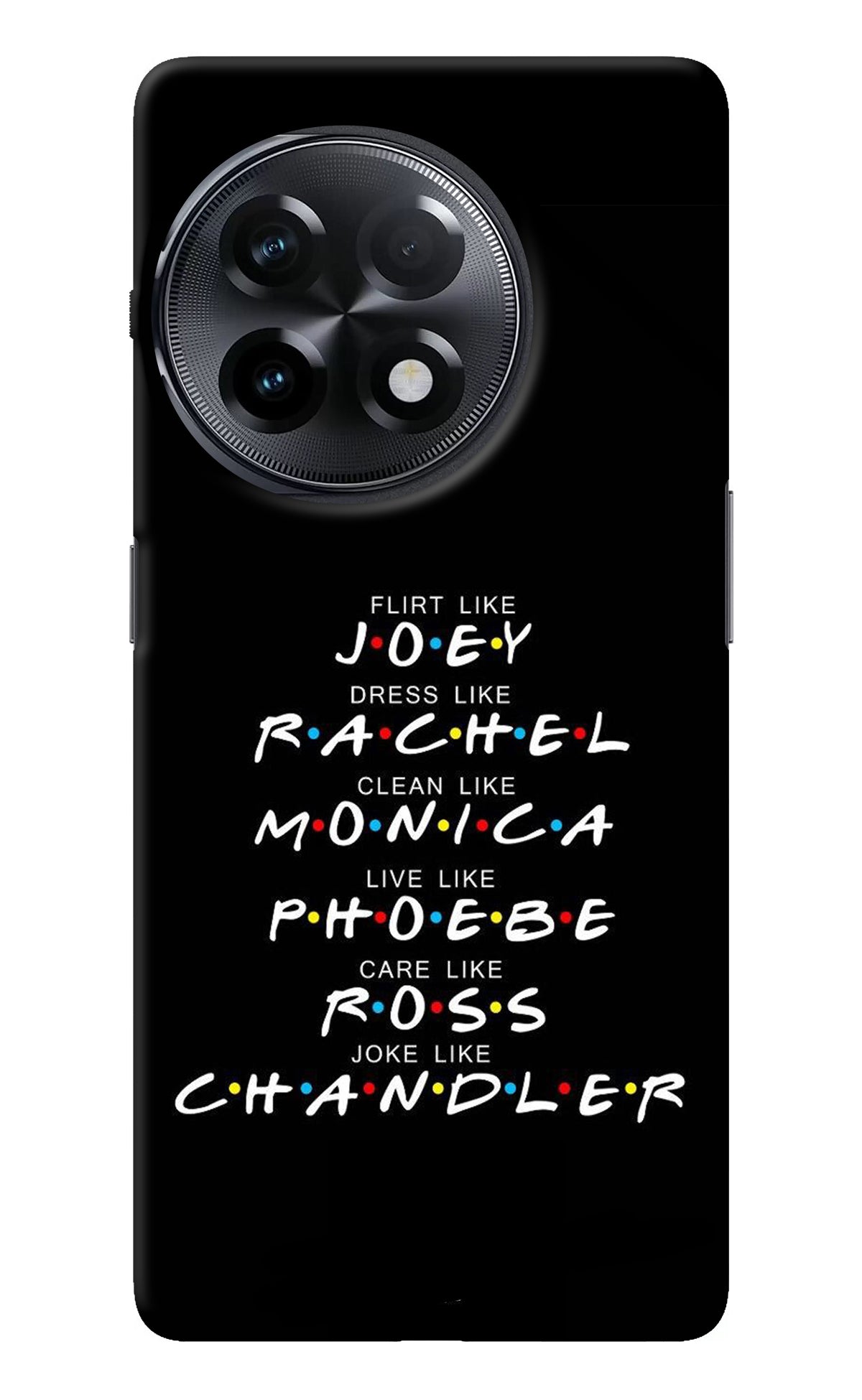 FRIENDS Character OnePlus 11R Back Cover