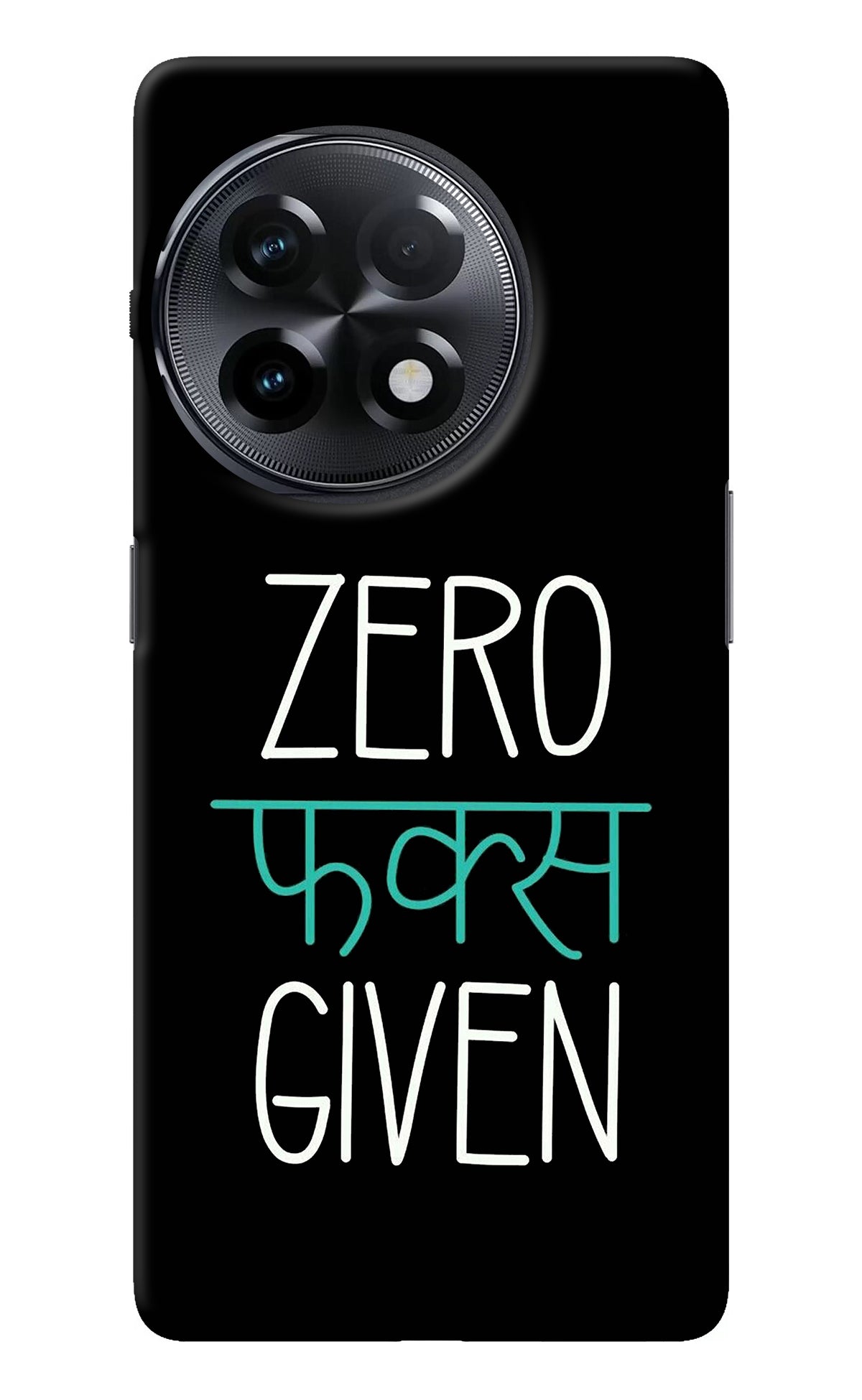 Zero Fucks Given OnePlus 11R Back Cover