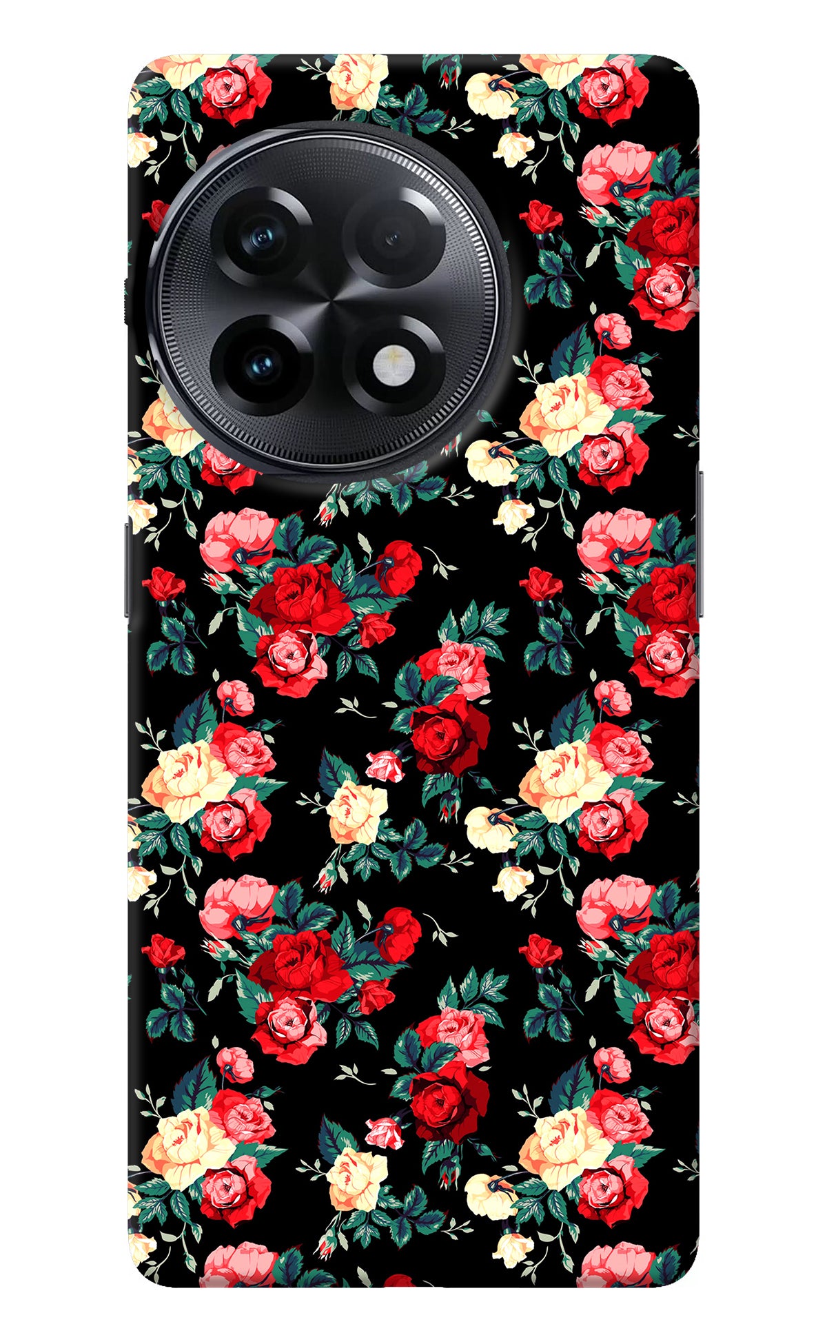 Rose Pattern OnePlus 11R Back Cover