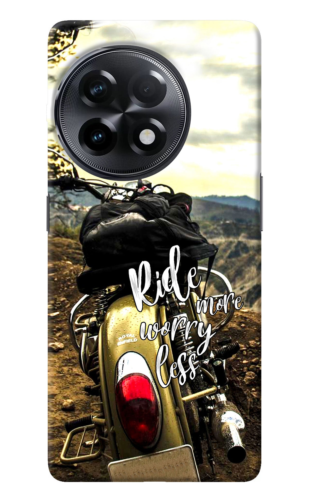 Ride More Worry Less OnePlus 11R Back Cover