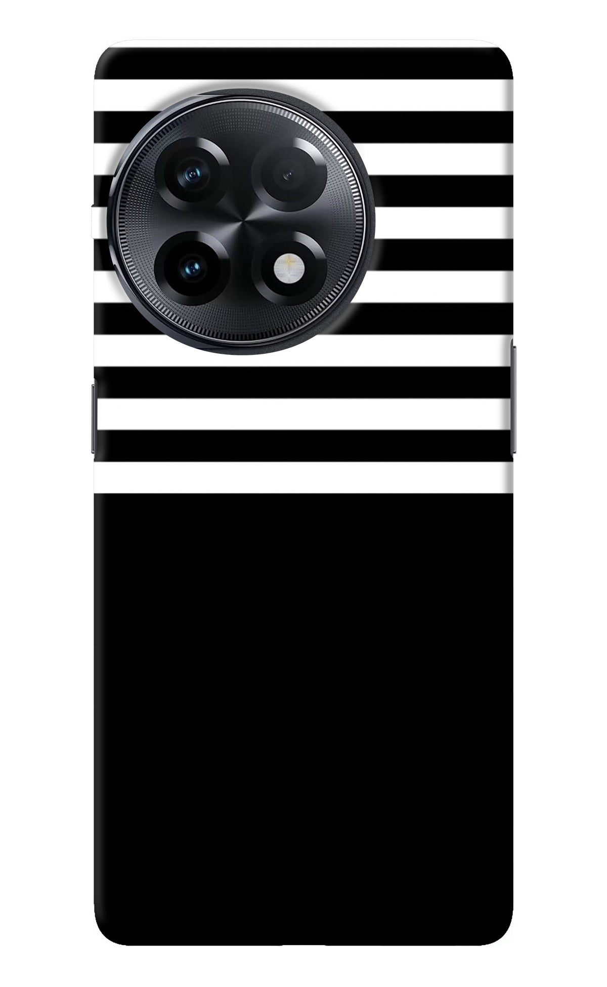 Black and White Print OnePlus 11R Back Cover