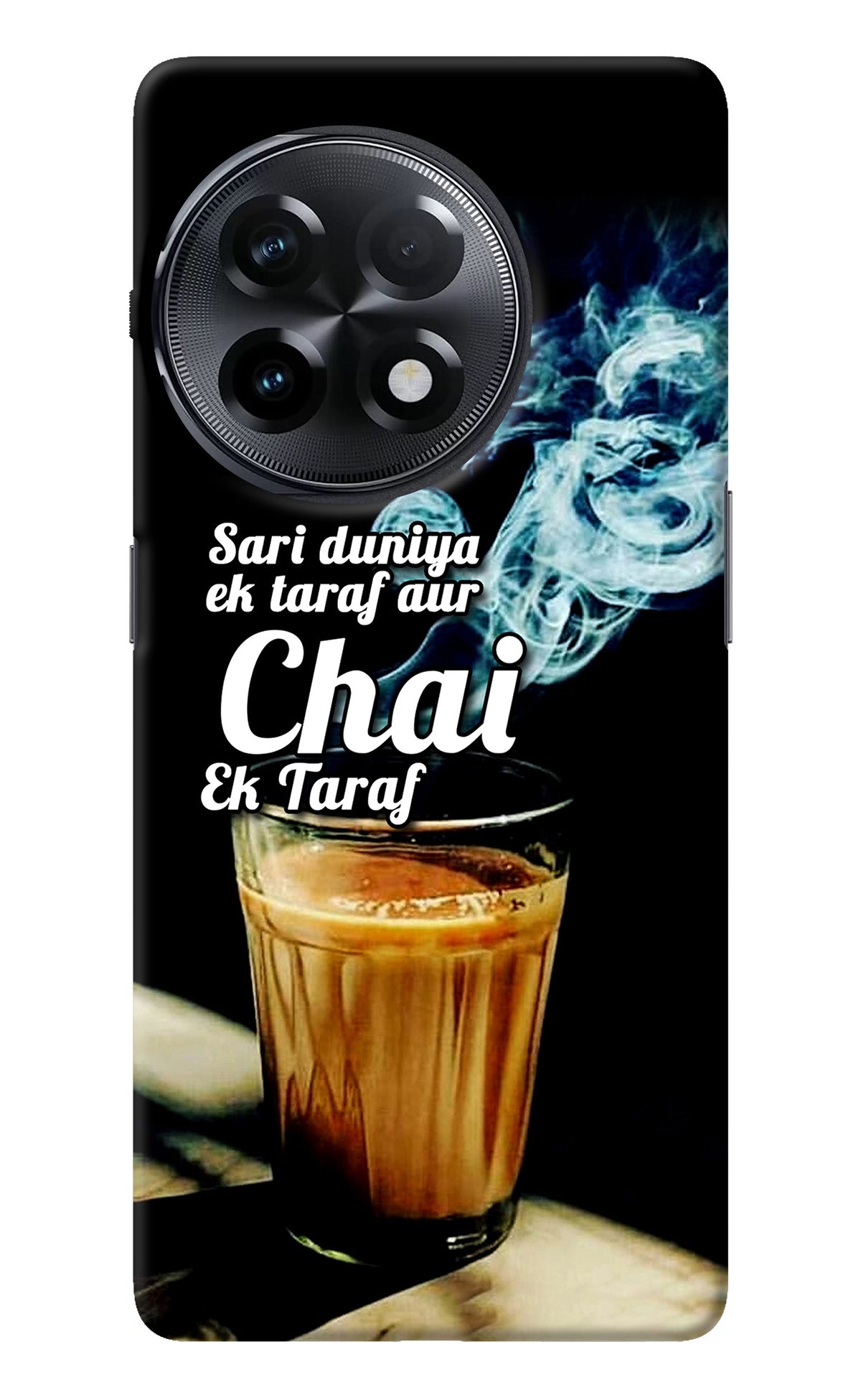 Chai Ek Taraf Quote OnePlus 11R Back Cover