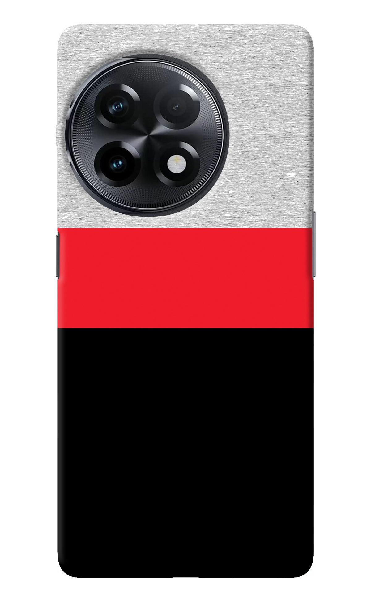 Tri Color Pattern OnePlus 11R Back Cover