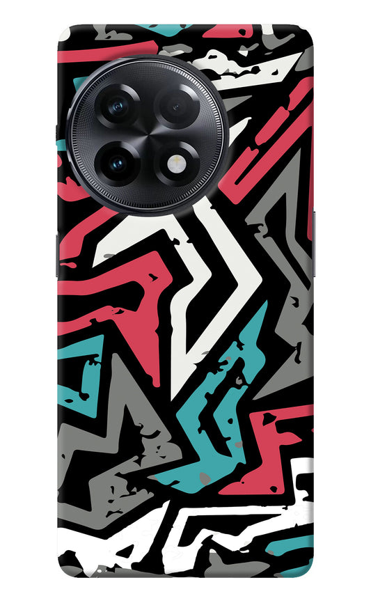 Geometric Graffiti OnePlus 11R Back Cover