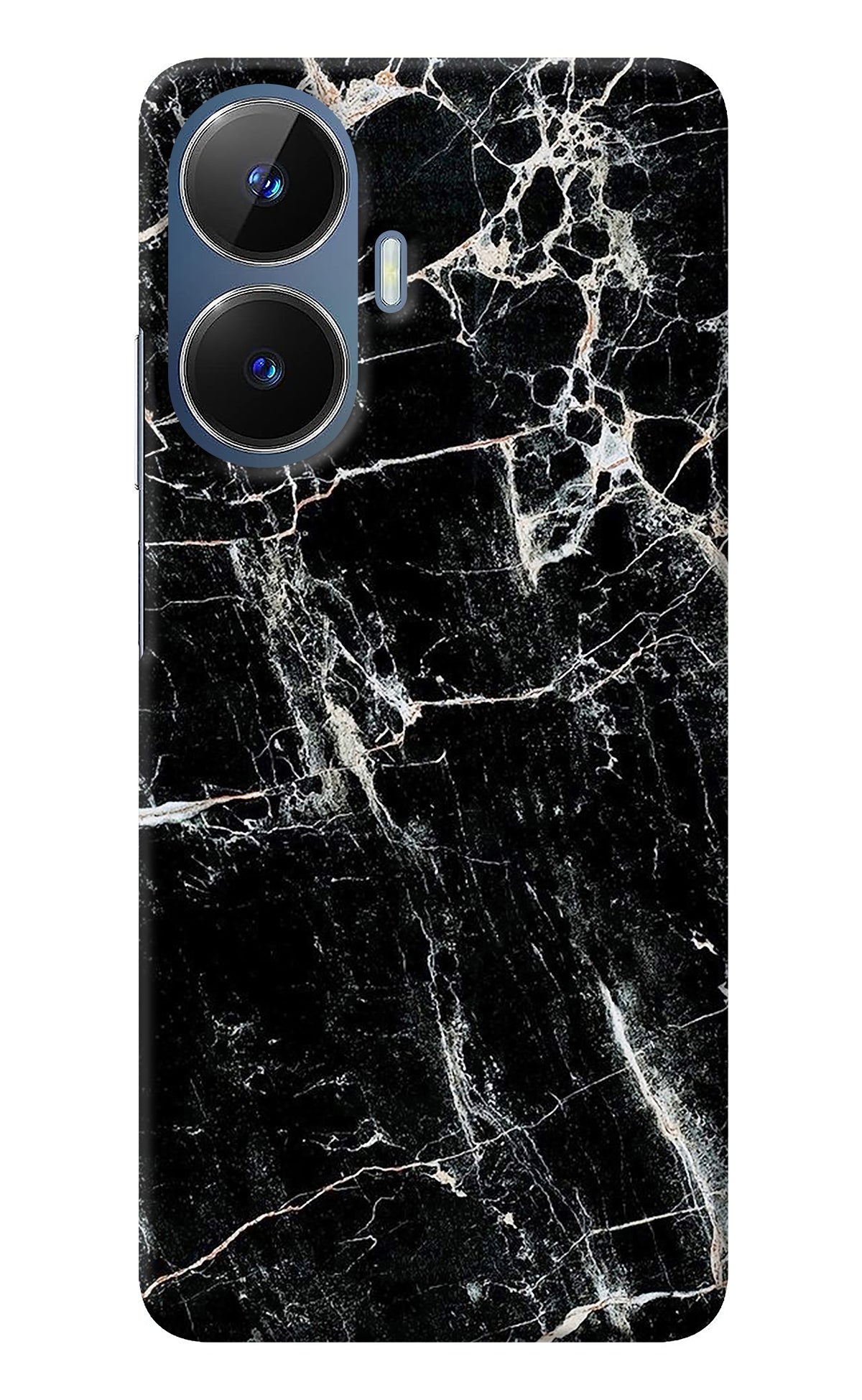 Black Marble Texture Realme C55/N55 Back Cover