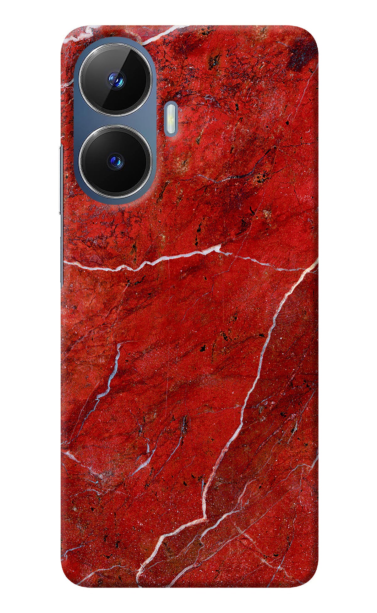 Red Marble Design Realme C55/N55 Back Cover