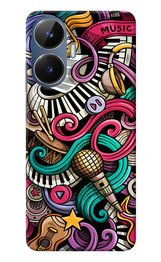 Music Abstract Realme C55/N55 Back Cover