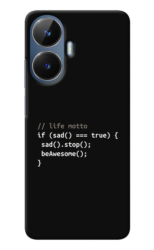 Life Motto Code Realme C55/N55 Back Cover