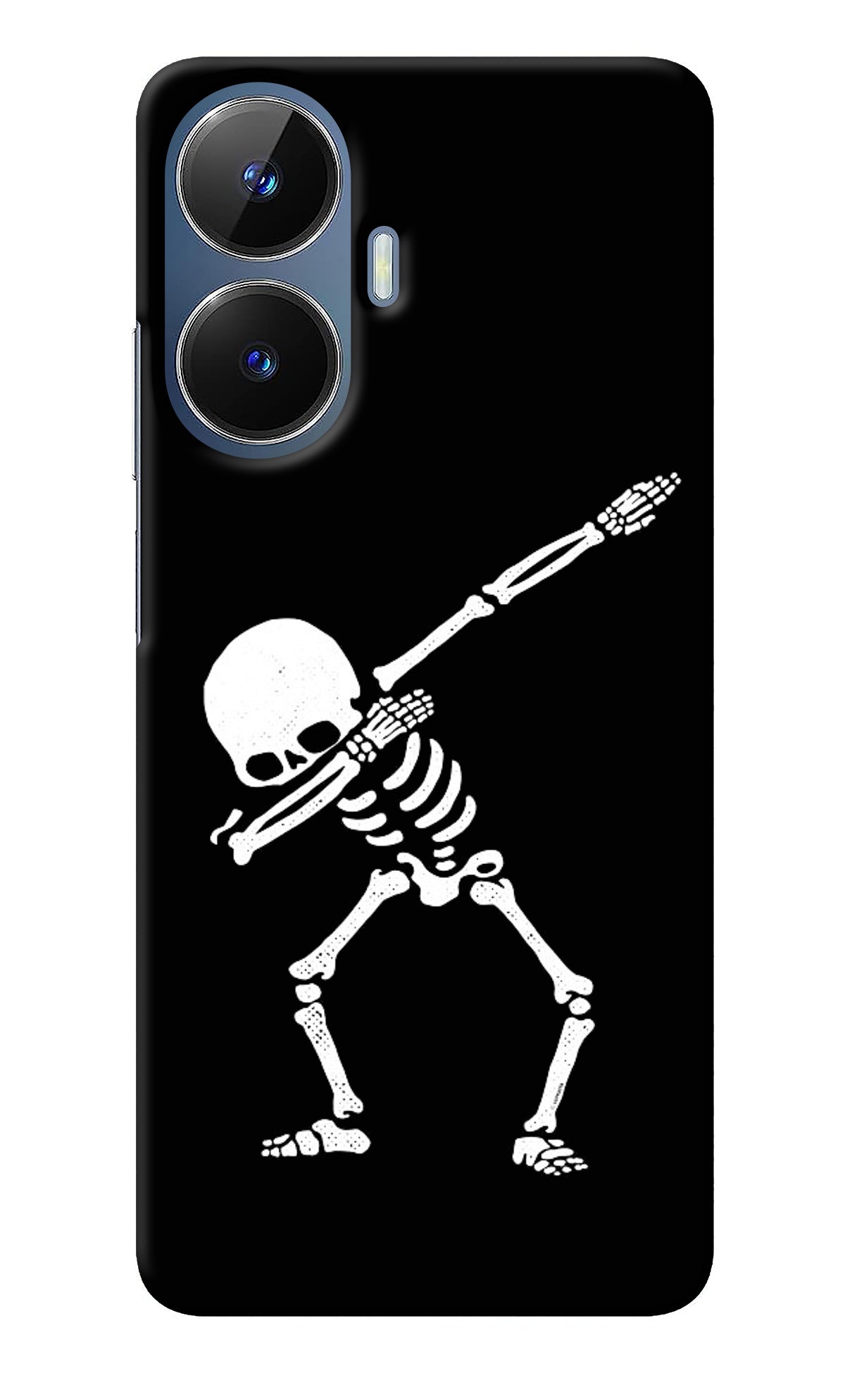 Dabbing Skeleton Art Realme C55/N55 Back Cover
