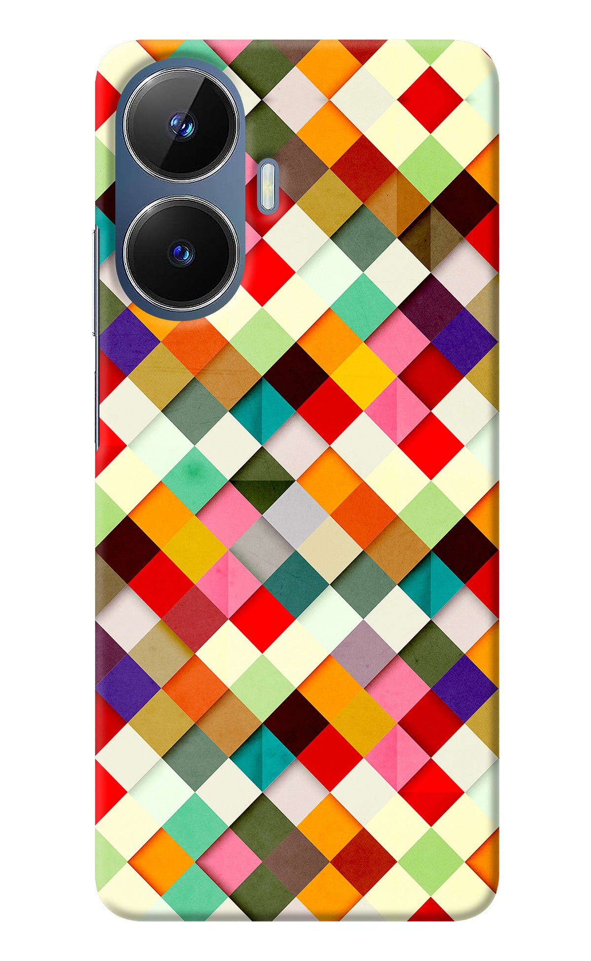 Geometric Abstract Colorful Realme C55/N55 Back Cover