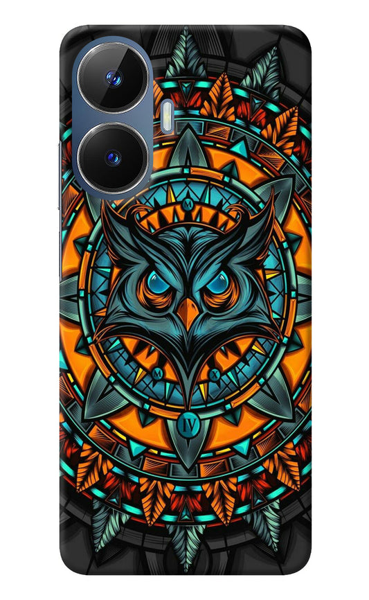 Angry Owl Art Realme C55/N55 Back Cover