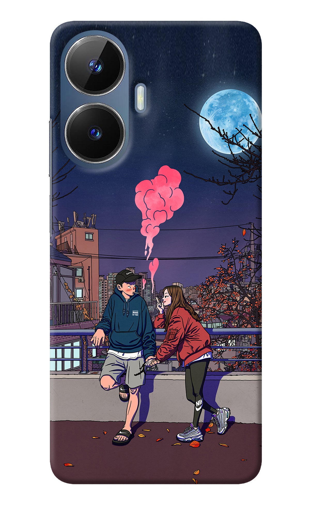 Chilling Couple Realme C55/N55 Back Cover