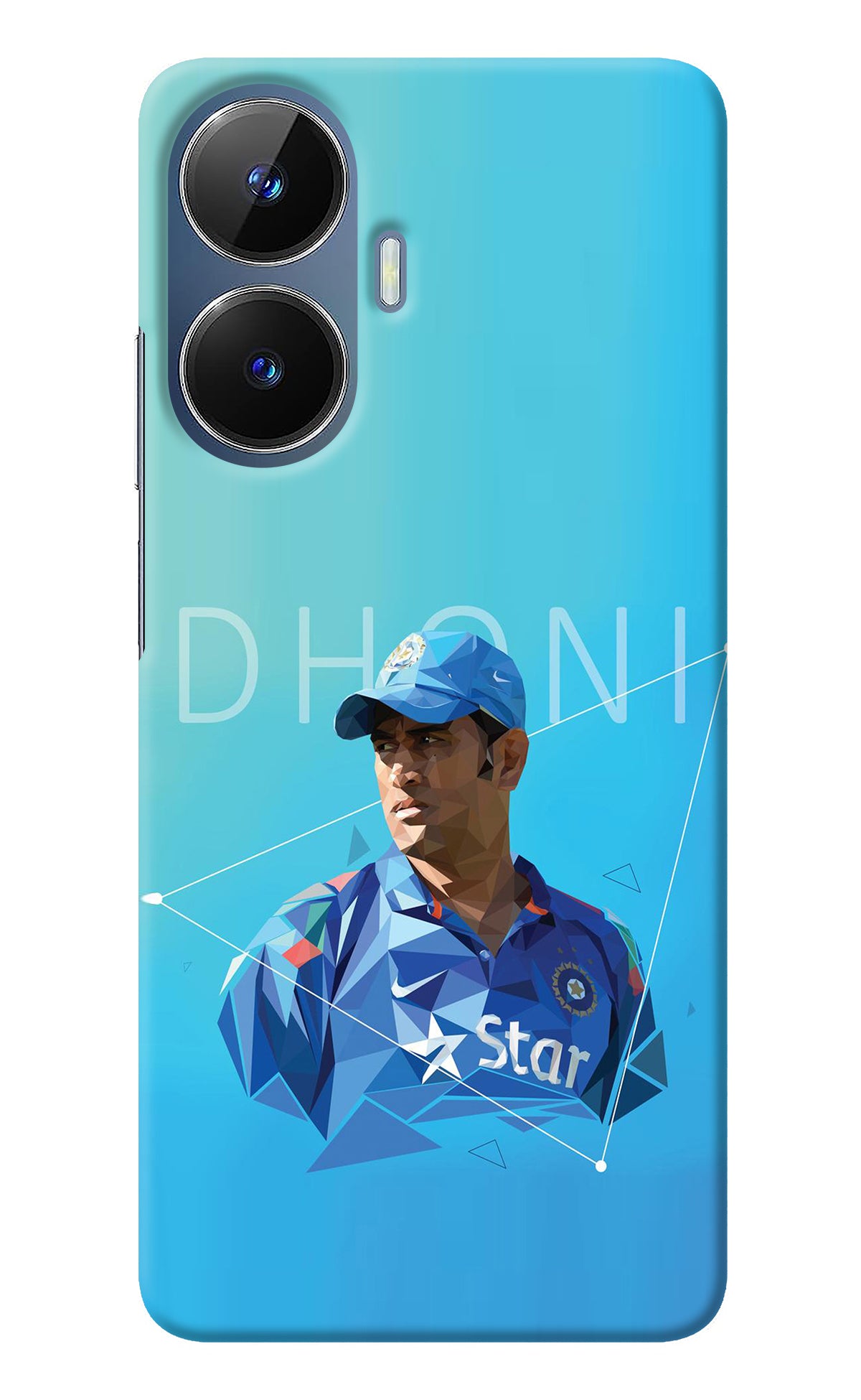 Dhoni Artwork Realme C55/N55 Back Cover