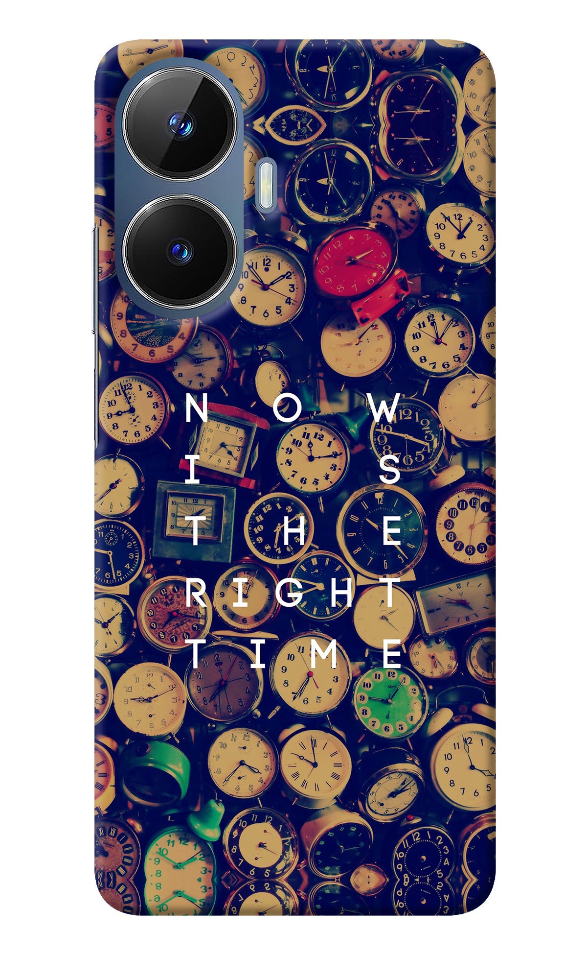 Now is the Right Time Quote Realme C55/N55 Back Cover