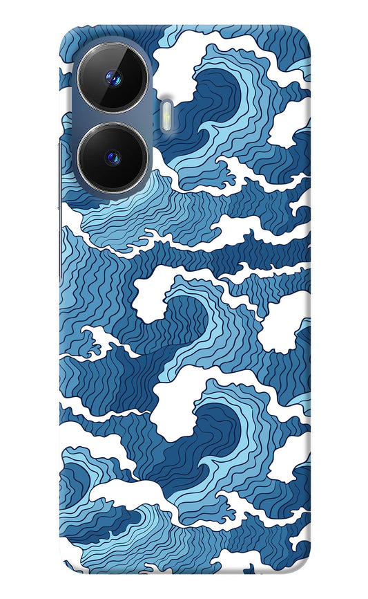 Blue Waves Realme C55/N55 Back Cover