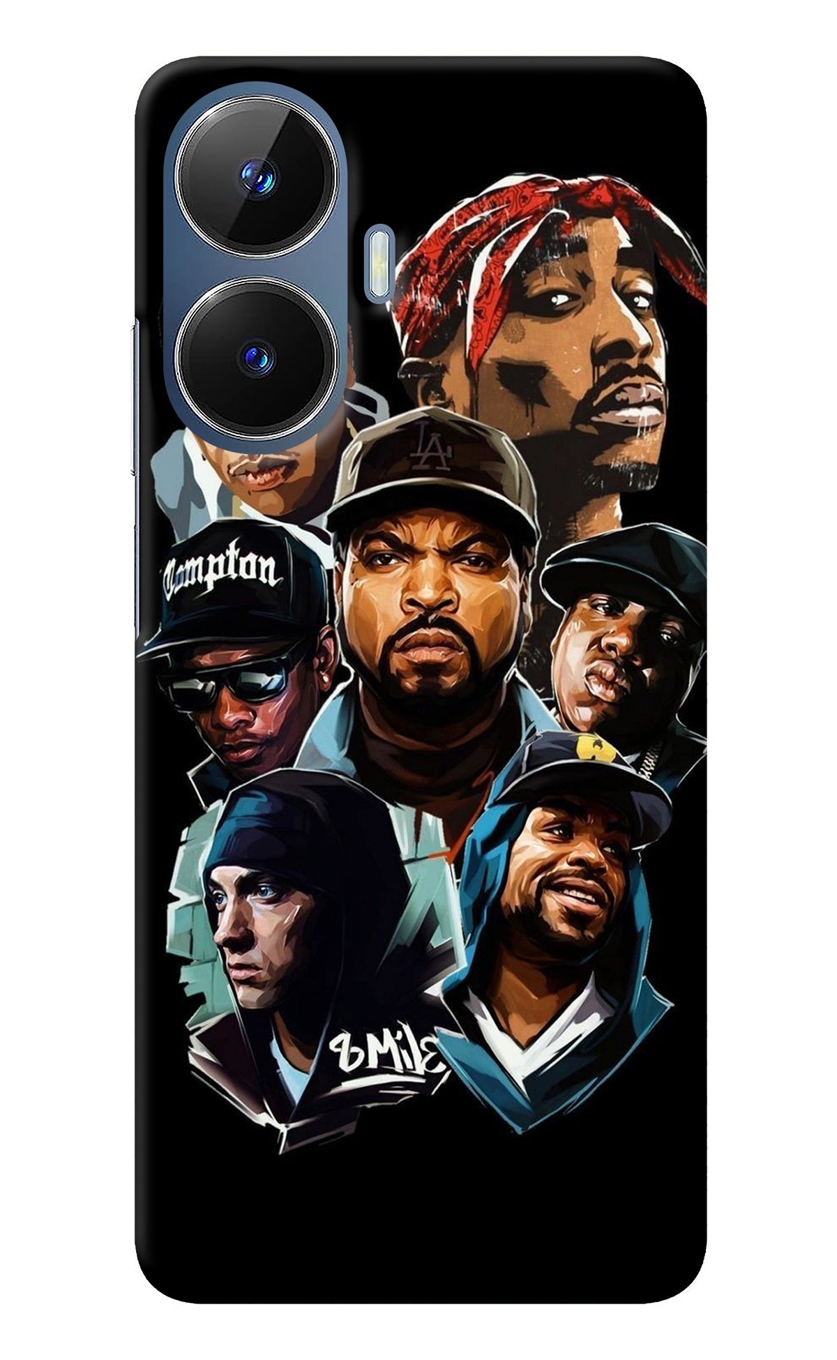 Rappers Realme C55/N55 Back Cover