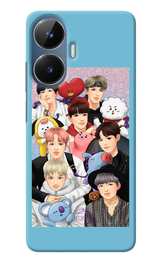BTS with animals Realme C55/N55 Back Cover