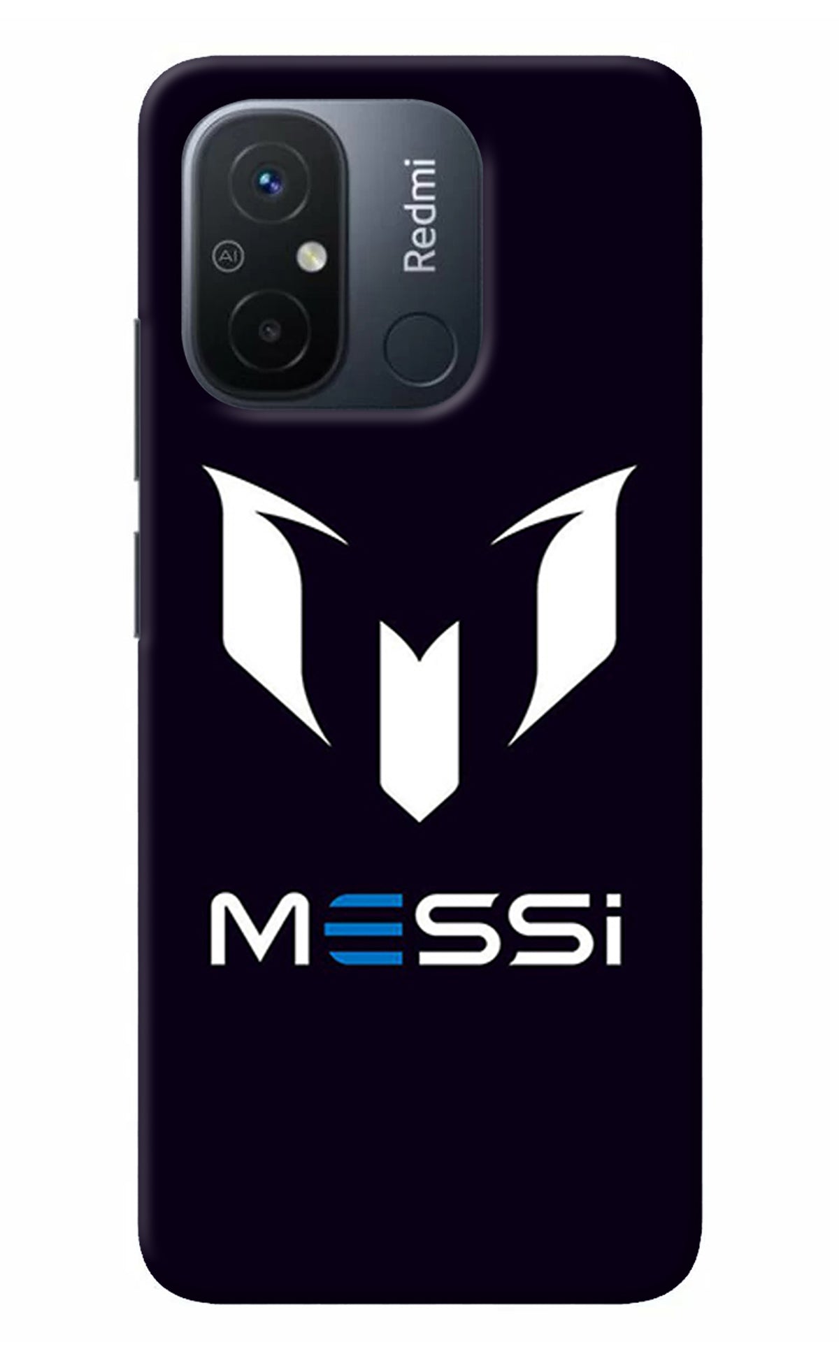 Messi Logo Redmi 12C Back Cover