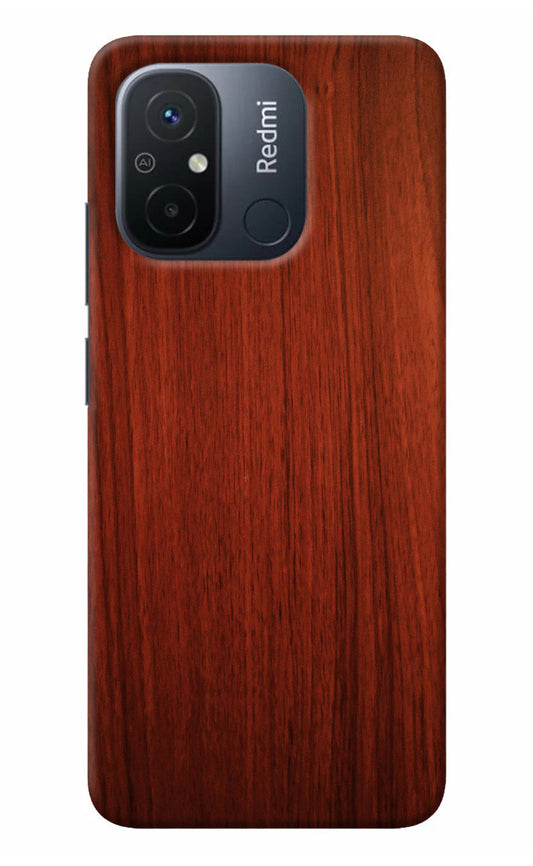 Wooden Plain Pattern Redmi 12C Back Cover