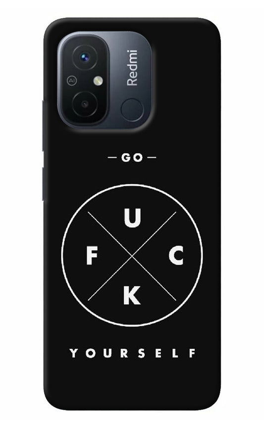 Go Fuck Yourself Redmi 12C Back Cover