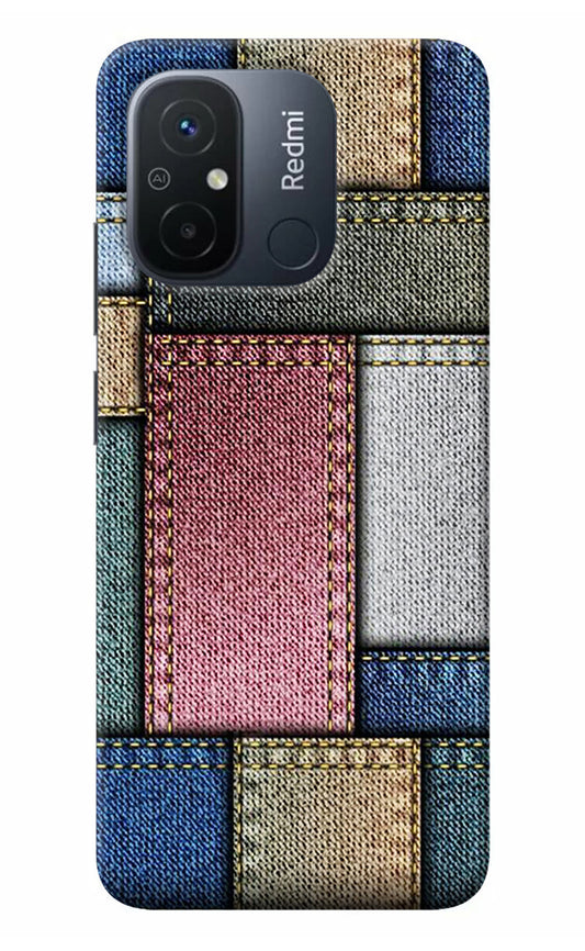 Multicolor Jeans Redmi 12C Back Cover