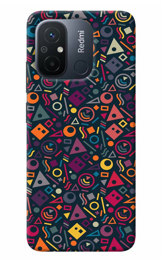 Geometric Abstract Redmi 12C Back Cover