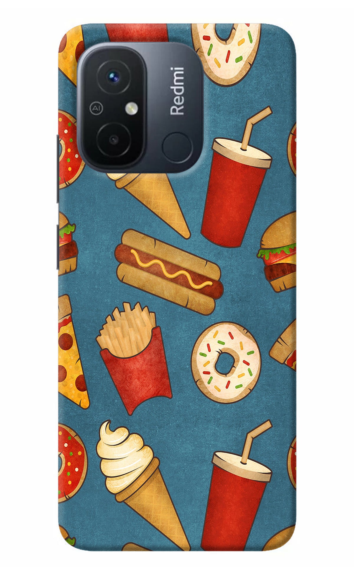 Foodie Redmi 12C Back Cover