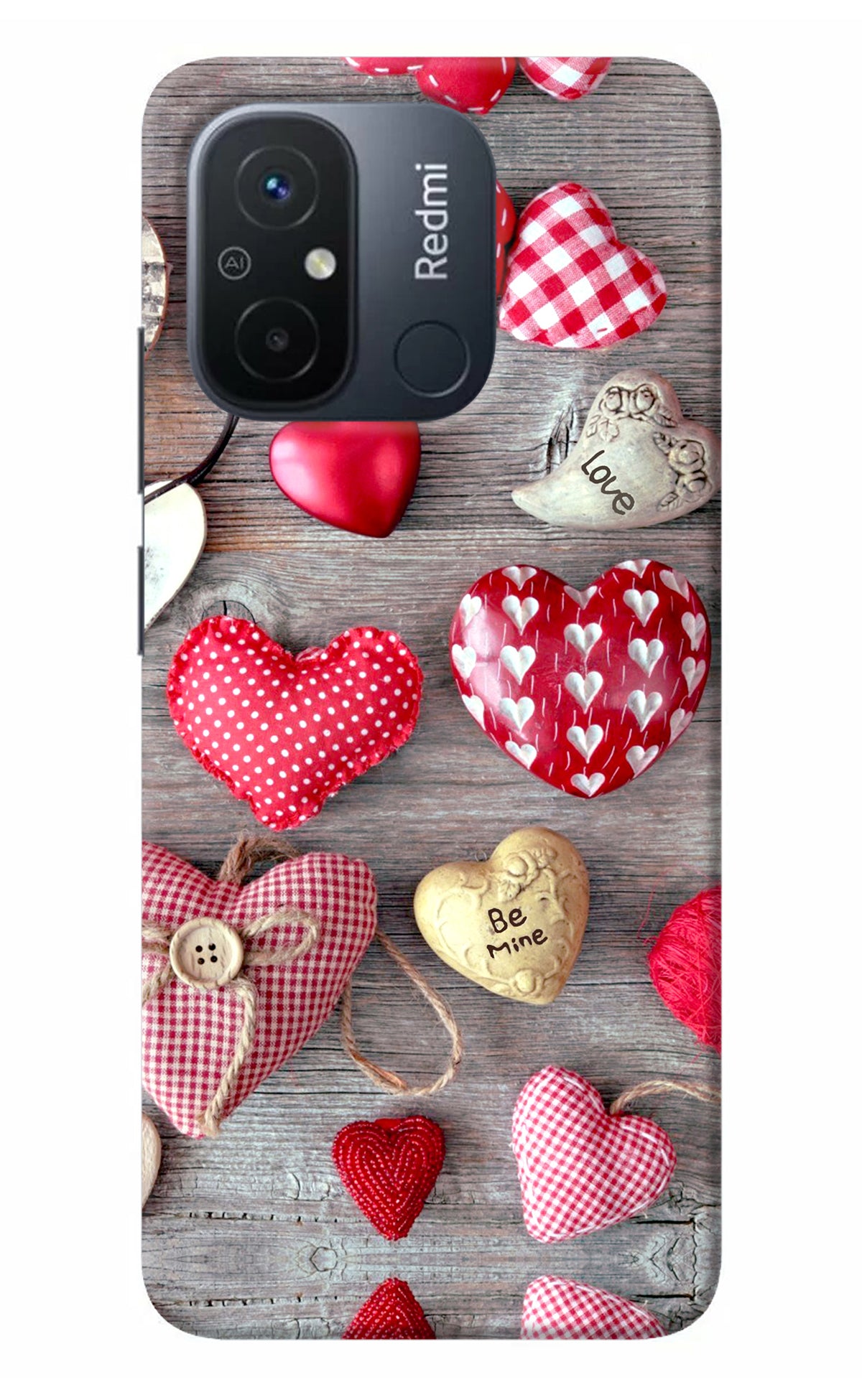 Love Wallpaper Redmi 12C Back Cover