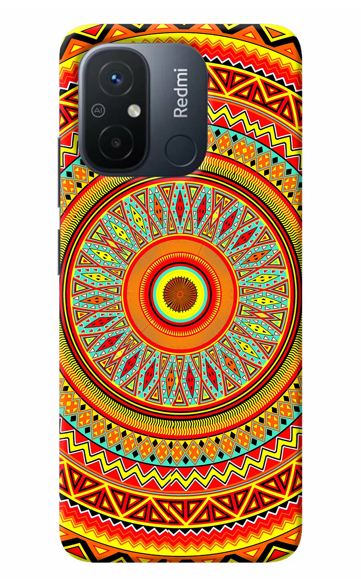 Mandala Pattern Redmi 12C Back Cover